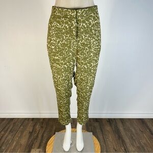 Selected Femme Chic Olive Patterned Women's Trousers 34